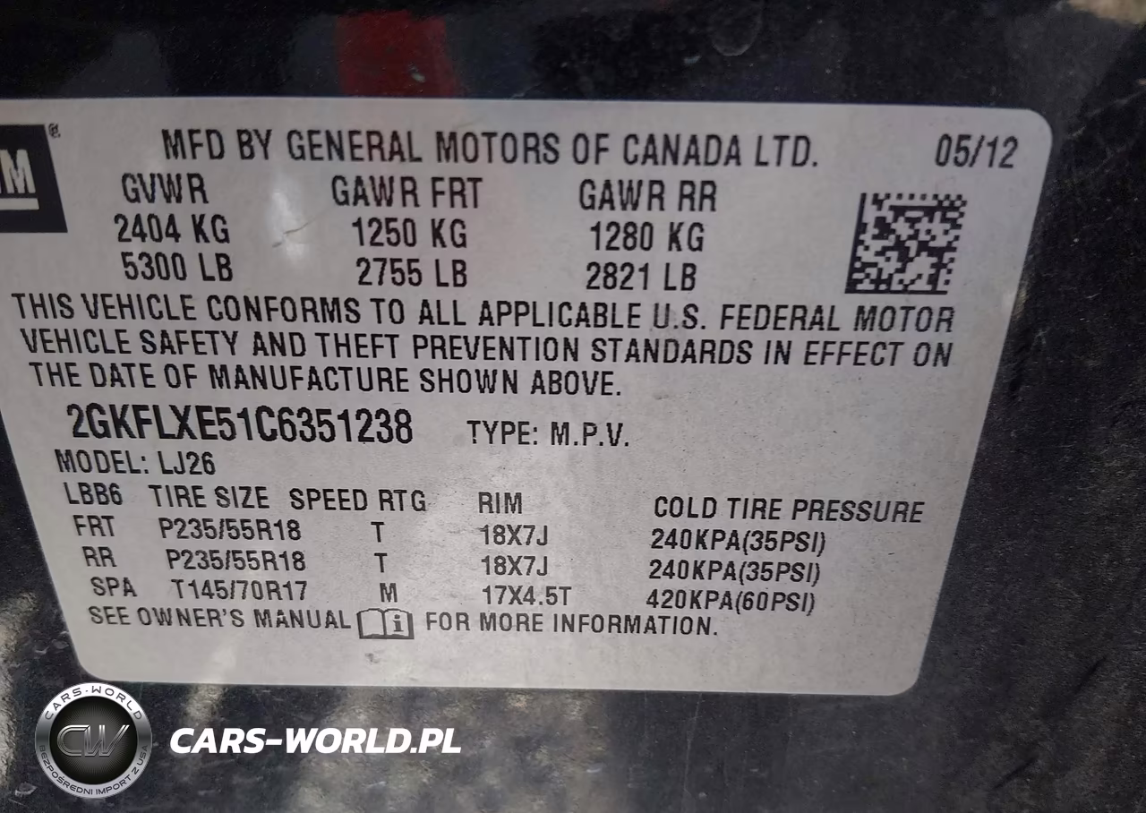 2012 GMC Terrain Slt-2 VIN:2GKFLXE51C6351238 - 9