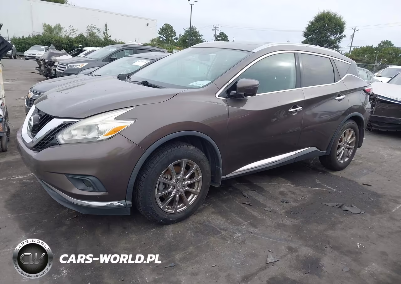 2017 Nissan Murano Sl VIN:5N1AZ2MG7HN106324 - 2