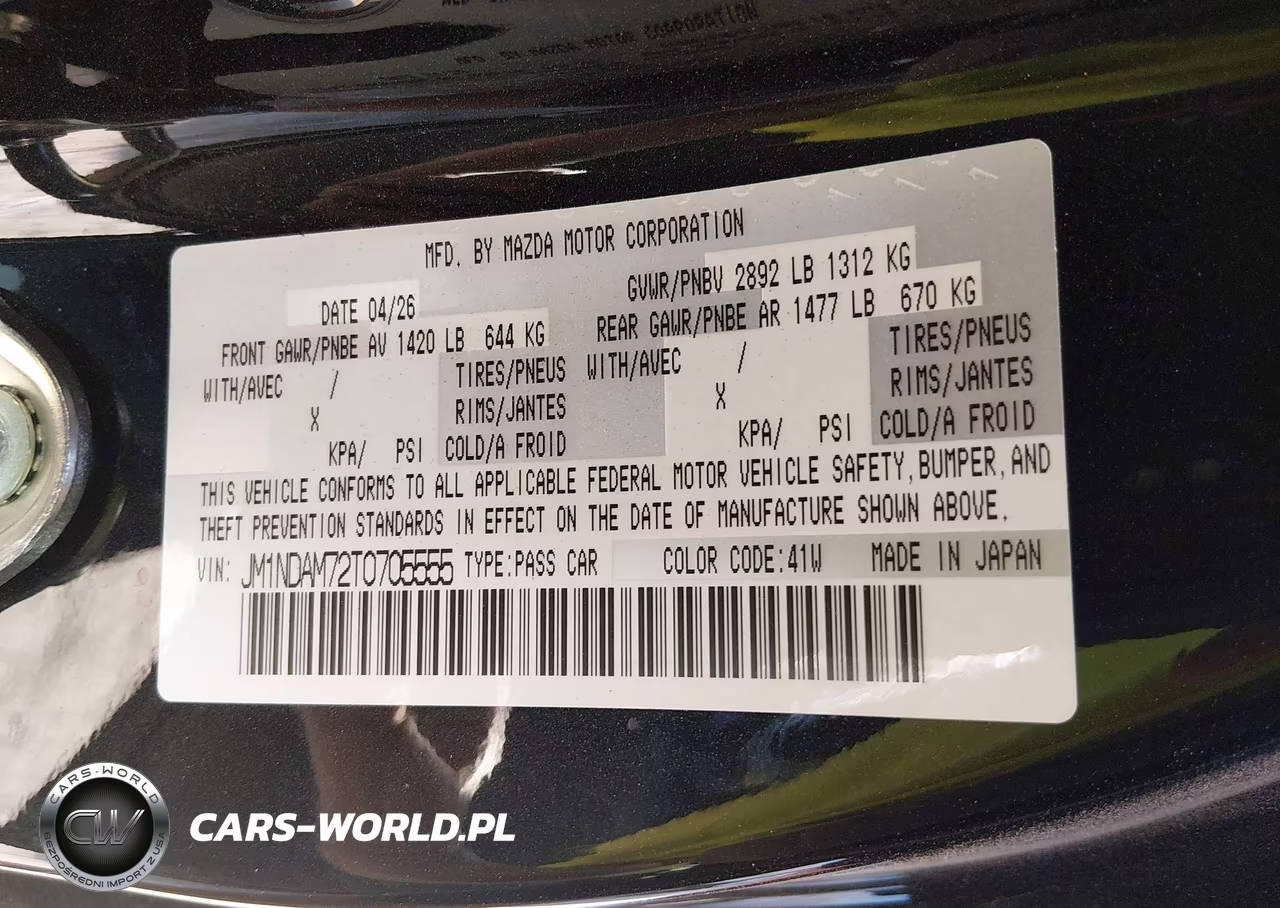 2026 Mazda Mx-5 Miata Rf Grand Touring VIN:JM1NDAM72T0705555 - 9