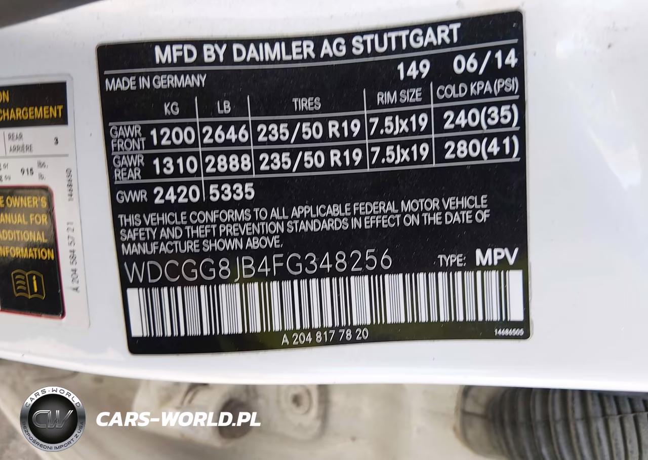 2015 Mercedes-Benz Glk 350 4Matic VIN:WDCGG8JB4FG348256 - 9