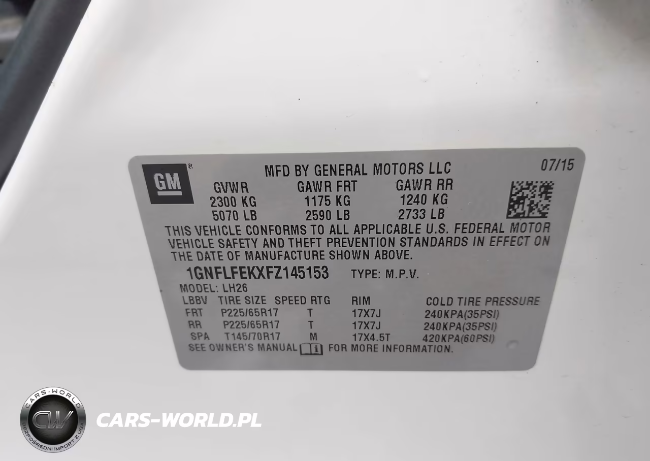 2015 Chevrolet Equinox 1Lt VIN:1GNFLFEKXFZ145153 - 9