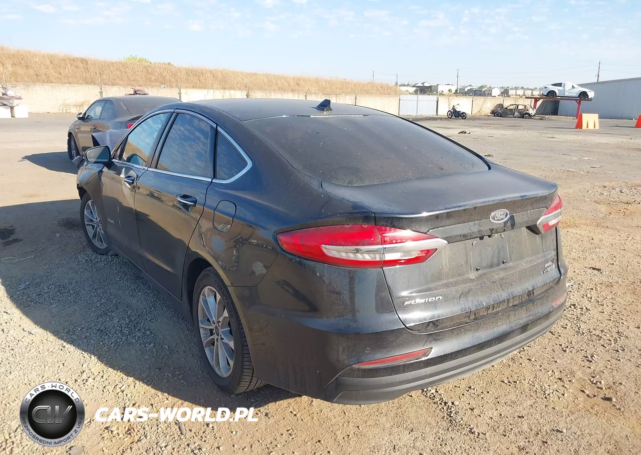 2019 Ford Fusion Hybrid Sel VIN:3FA6P0MU6KR117559 - 3