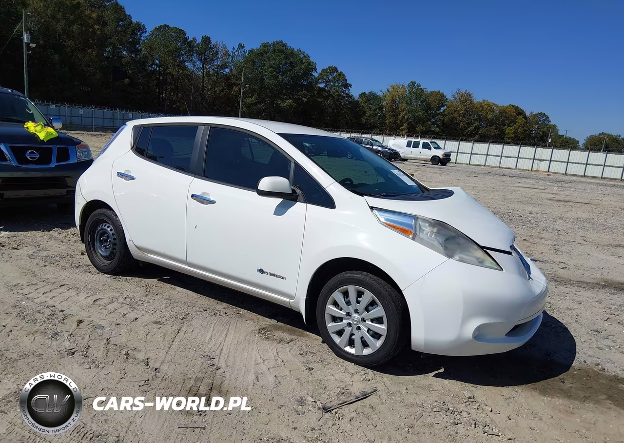 2015 Nissan Leaf S VIN:1N4AZ0CP1FC302042 - 1