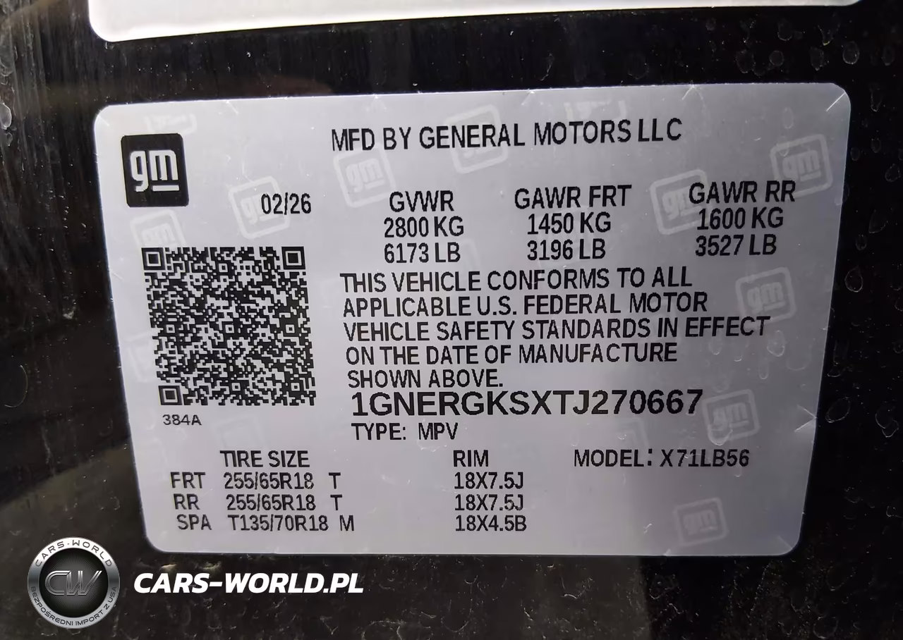 2026 Chevrolet Traverse Fwd Lt VIN:1GNERGKSXTJ270667 - 9