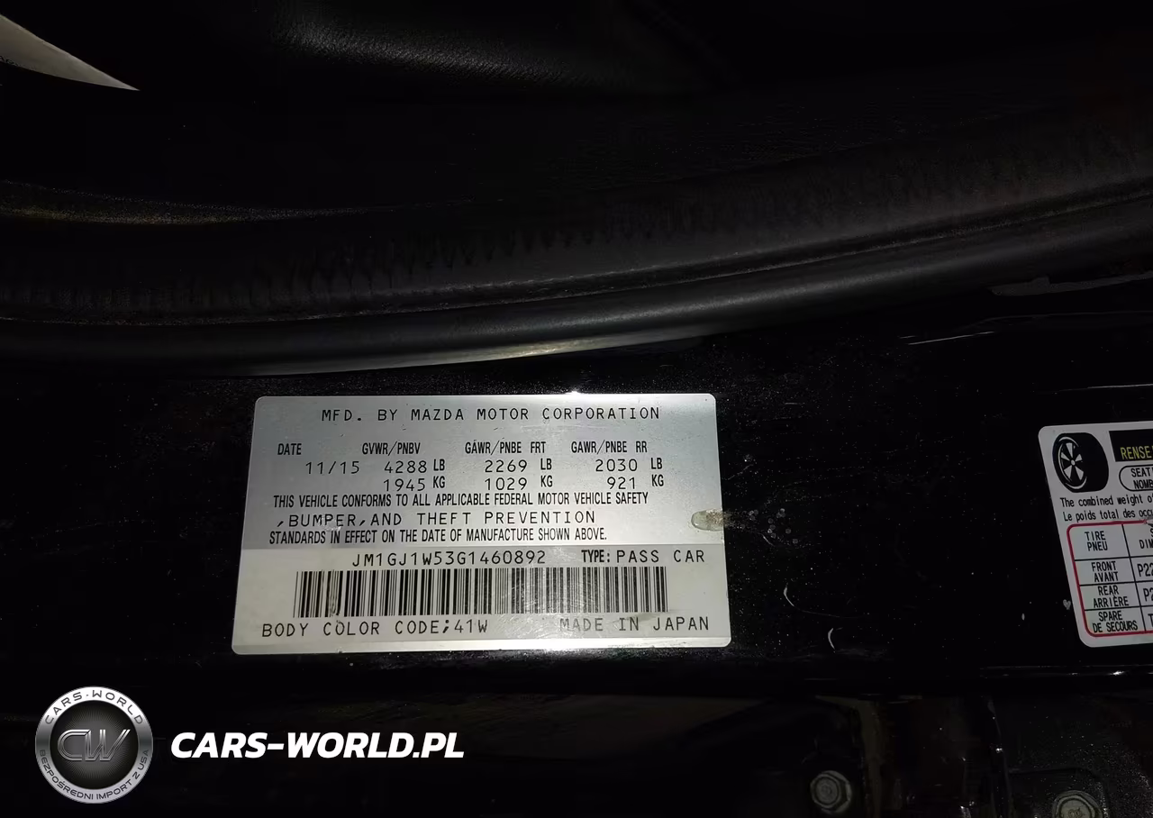 2016 Mazda Mazda6 I Grand Touring VIN:JM1GJ1W53G1460892 - 9