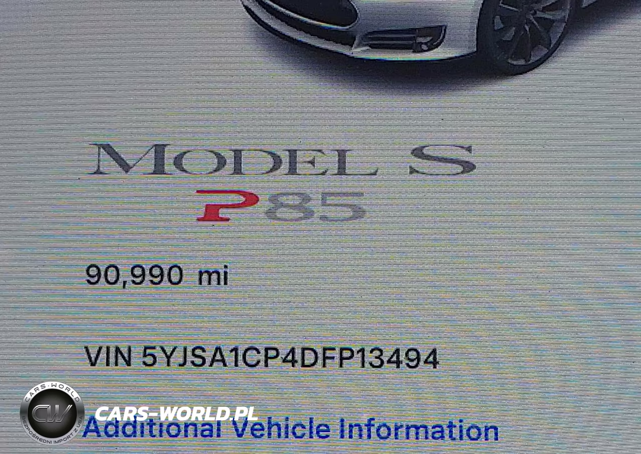 2013 Tesla Model S Performance VIN:5YJSA1CP4DFP13494 - 15