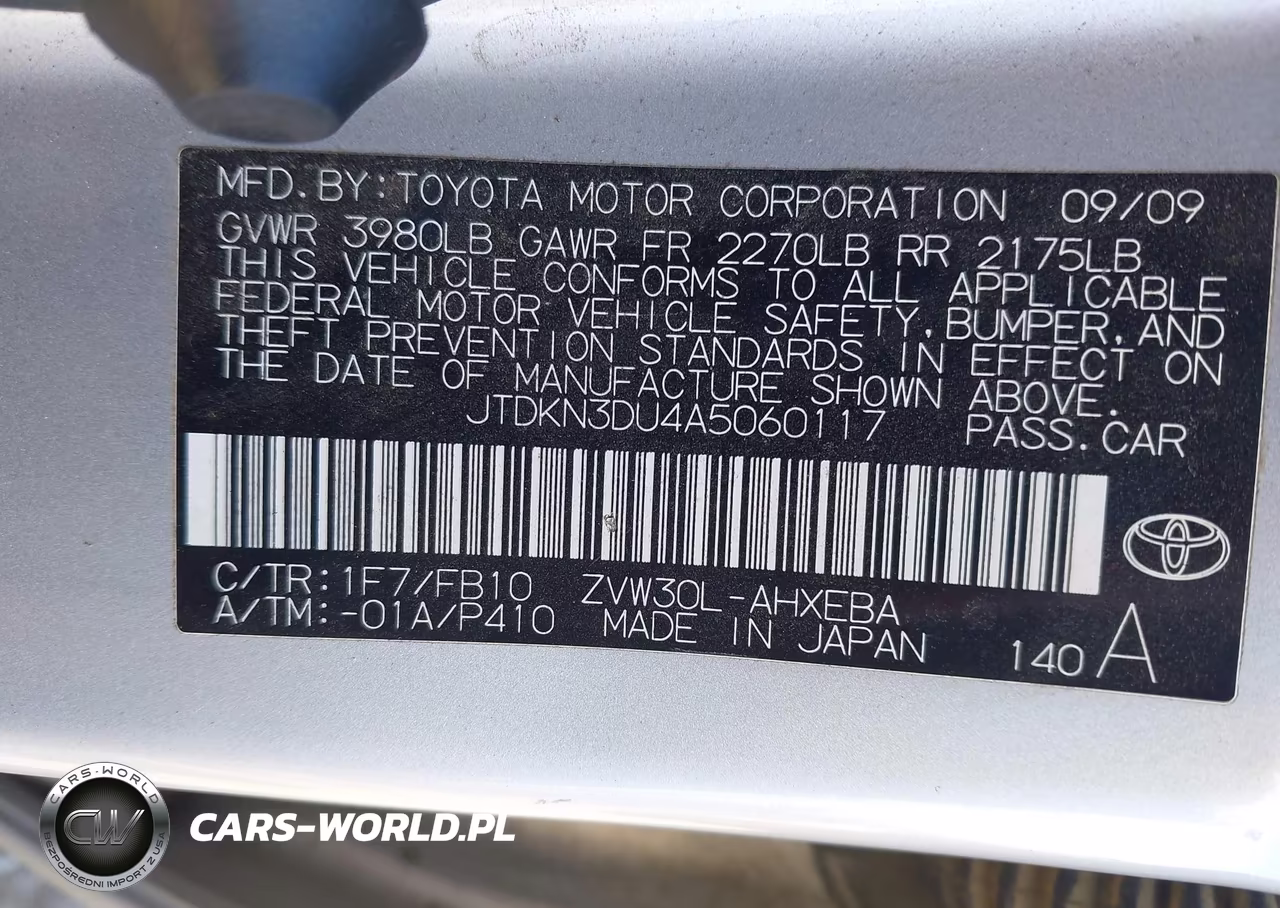2010 Toyota Prius Ii VIN:JTDKN3DU4A5060117 - 9
