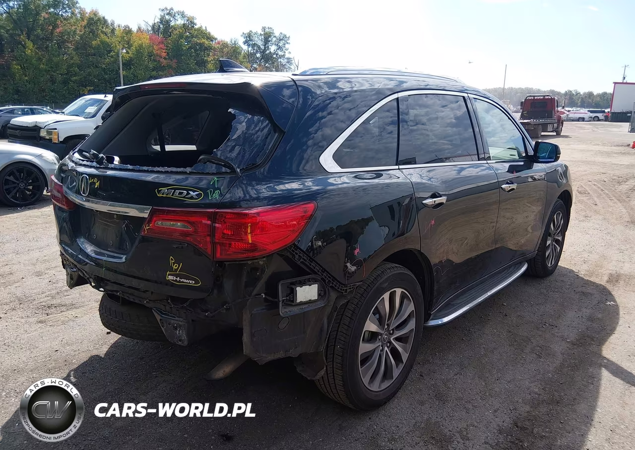 2015 Acura Mdx Technology Pkg W-Entertainment Pkg VIN:5FRYD4H68FB030346 - 4
