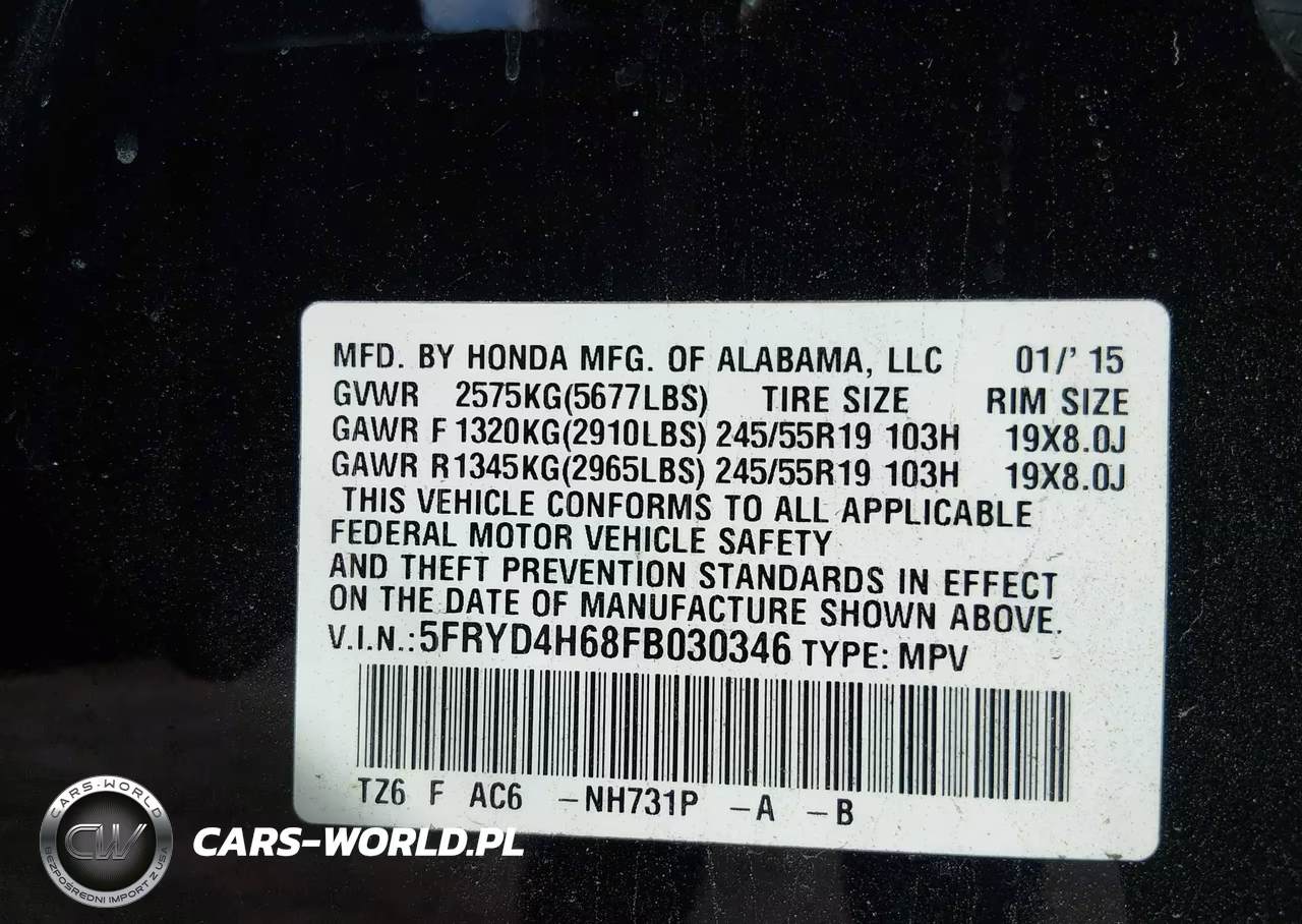 2015 Acura Mdx Technology Pkg W-Entertainment Pkg VIN:5FRYD4H68FB030346 - 9