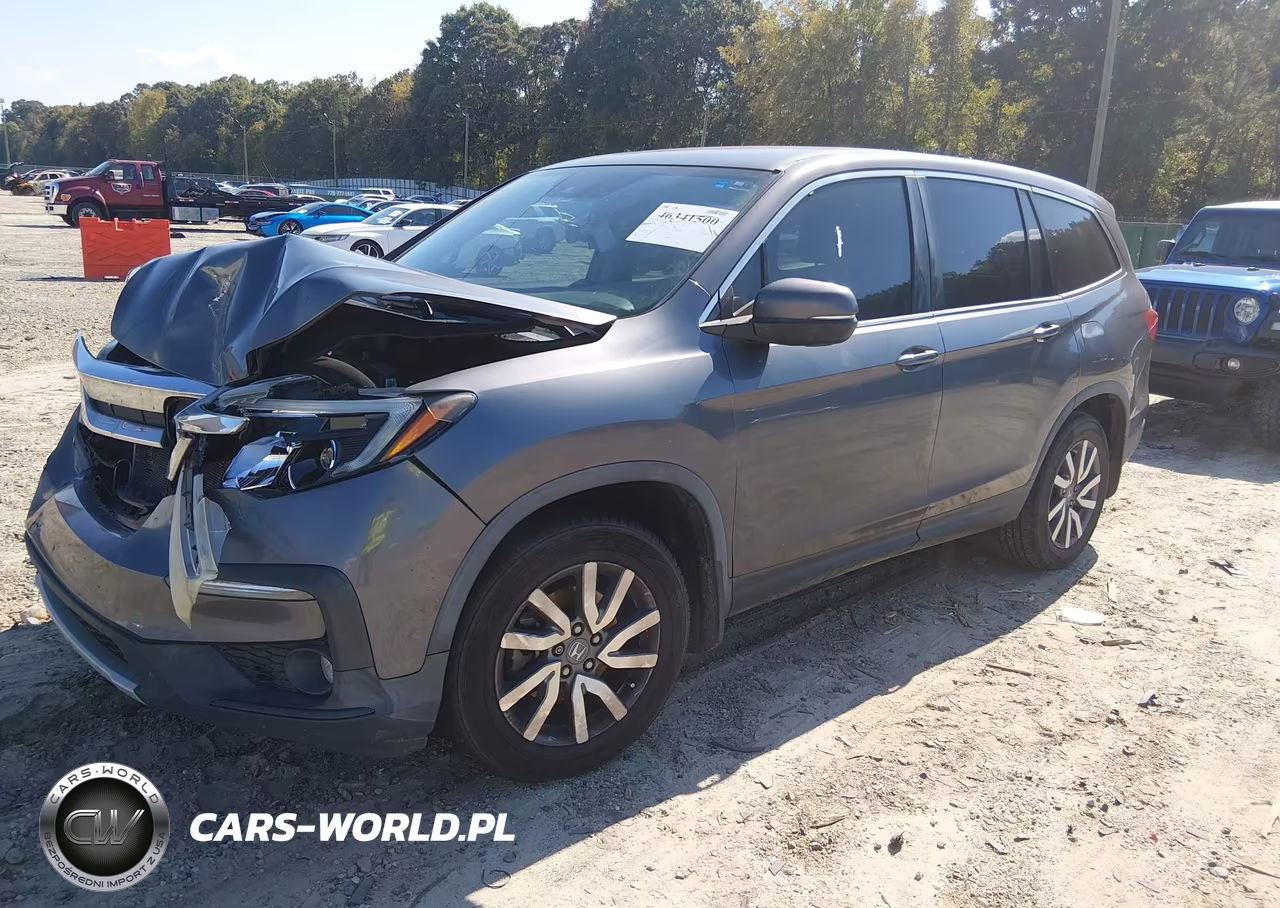 2019 Honda Pilot Ex-L VIN:5FNYF5H5XKB039696 - 2