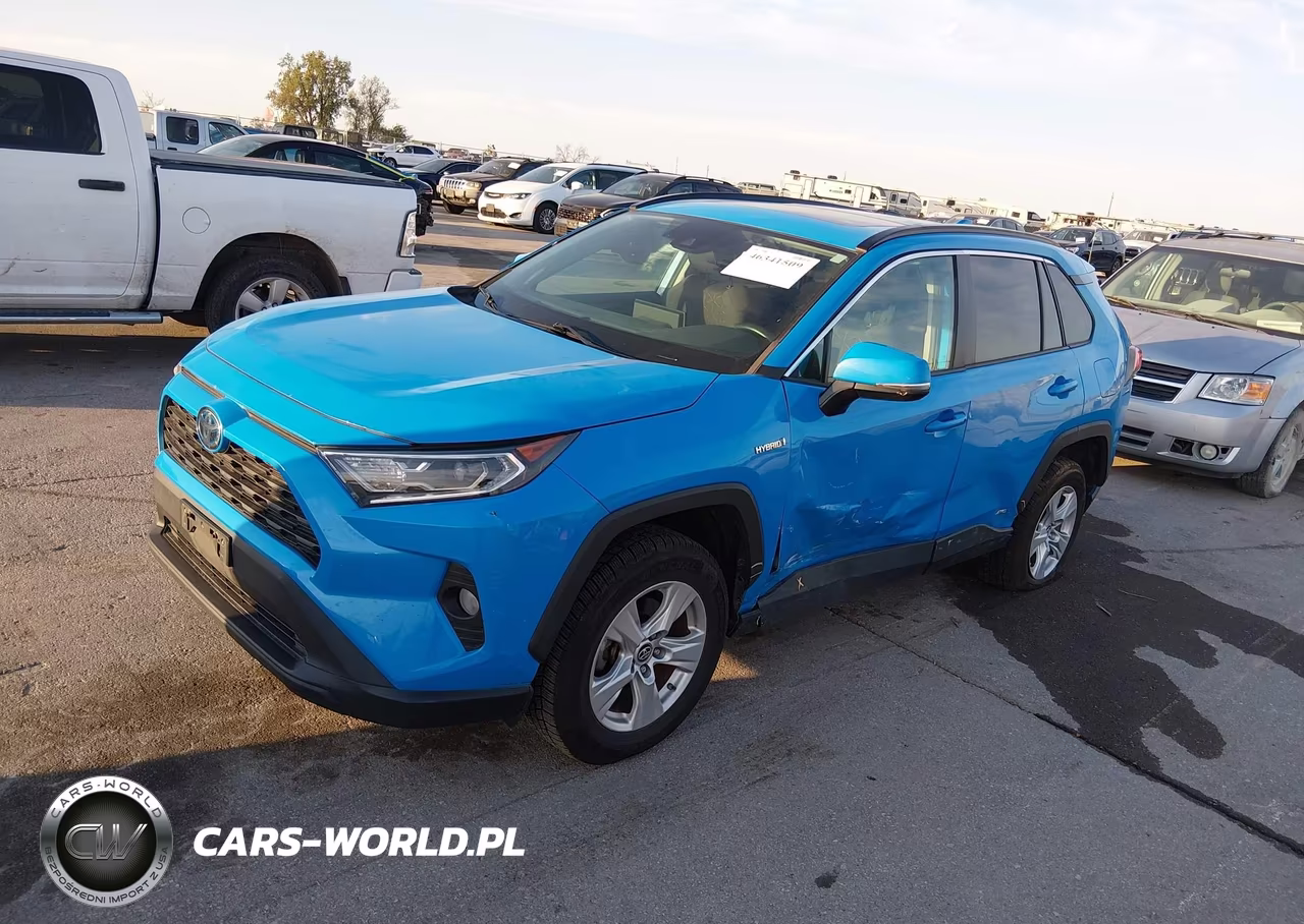 2019 Toyota Rav4 Hybrid Xle VIN:2T3RWRFV9KW044333 - 2