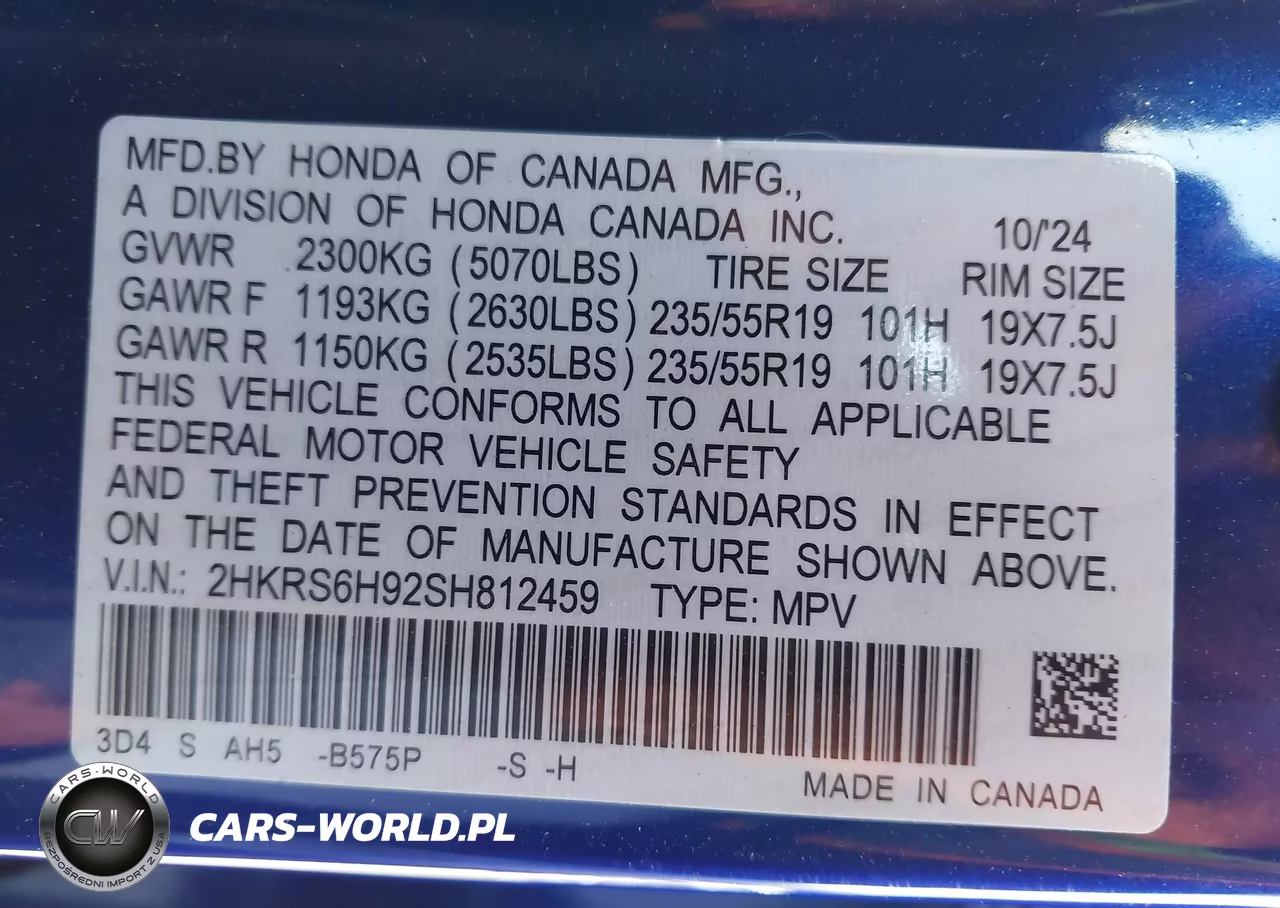 2025 Honda Cr-V Hybrid Sport Touring VIN:2HKRS6H92SH812459 - 9