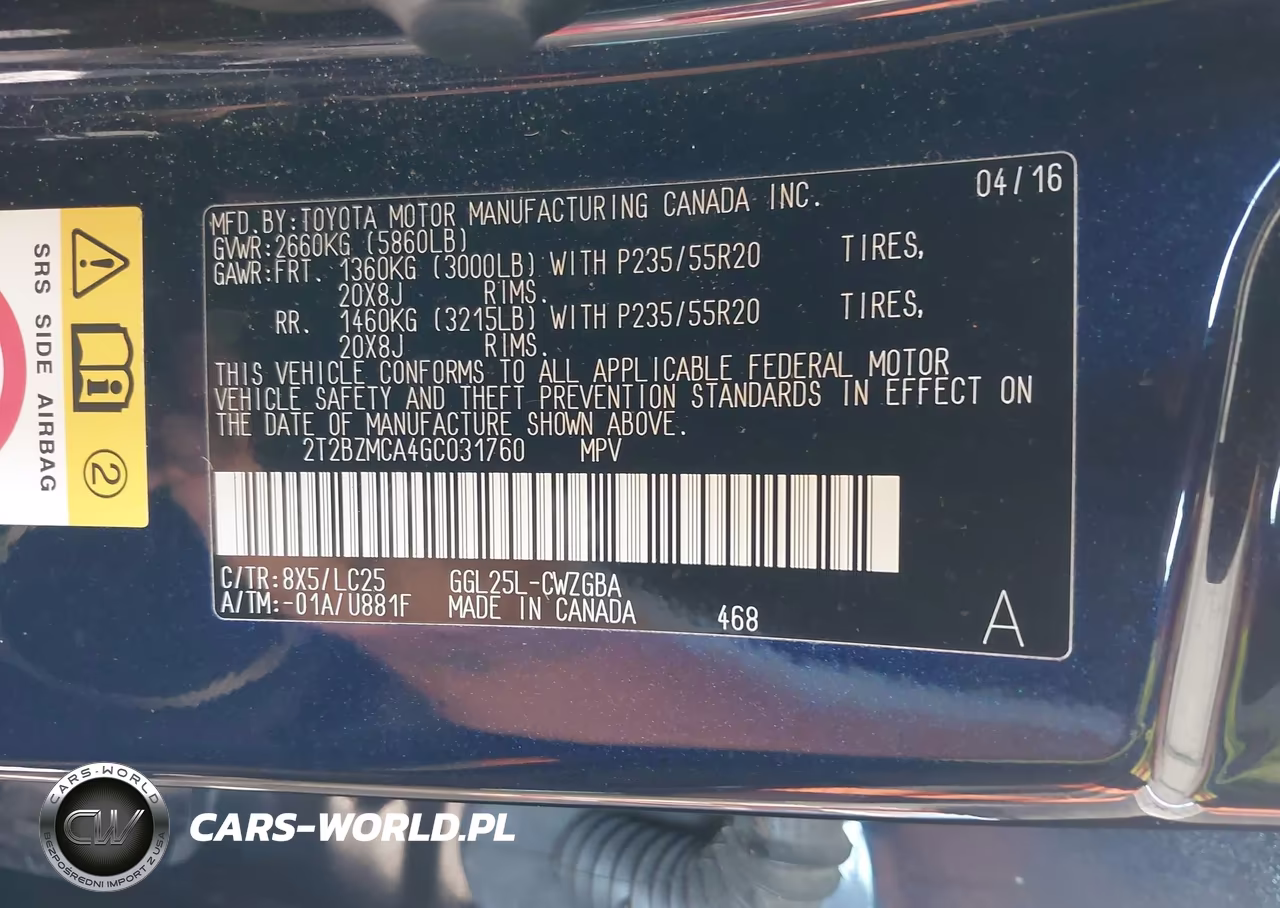 2016 Lexus Rx 350 F Sport VIN:2T2BZMCA4GC031760 - 9