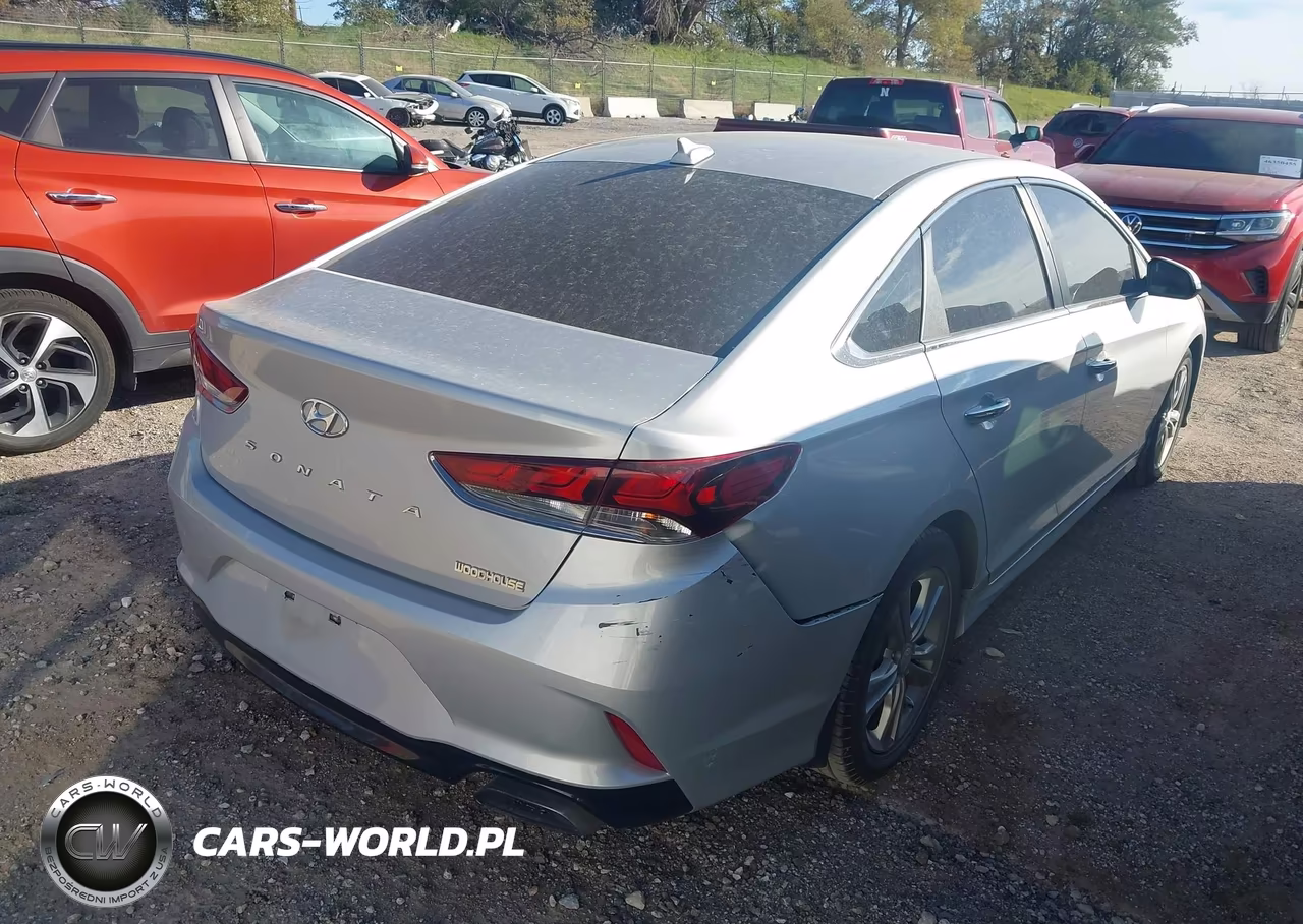 2019 Hyundai Sonata Sel VIN:5NPE34AF9KH814662 - 4