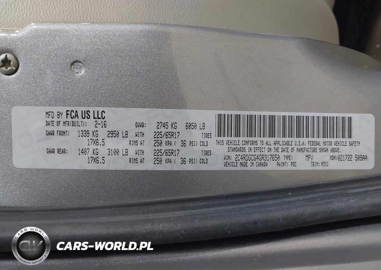 2016 Dodge Grand Caravan Sxt VIN:2C4RDGCG4GR317650 - 9
