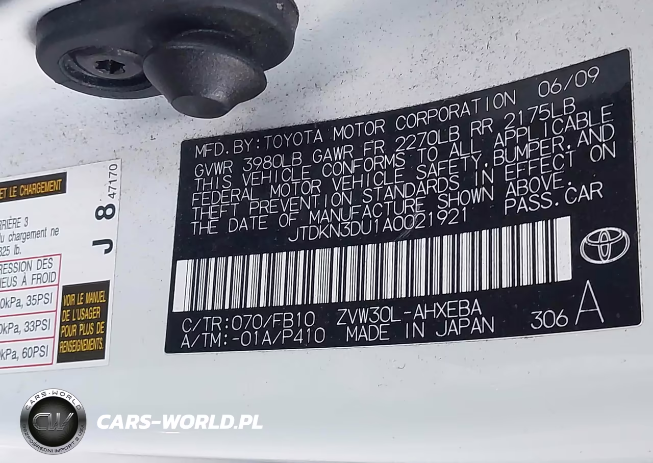 2010 Toyota Prius Iii VIN:JTDKN3DU1A0021921 - 10