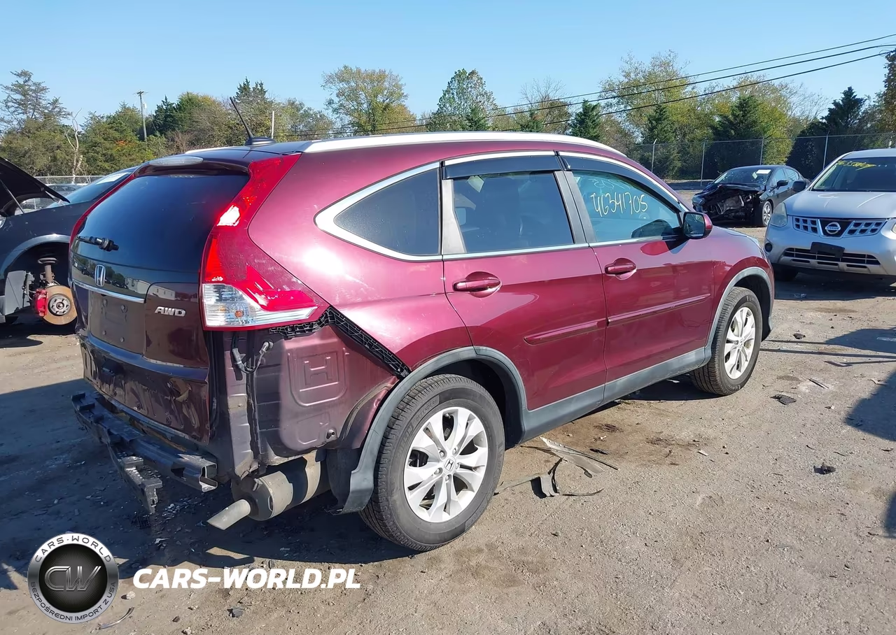 2013 Honda Cr-V Ex-L VIN:5J6RM4H75DL075604 - 4