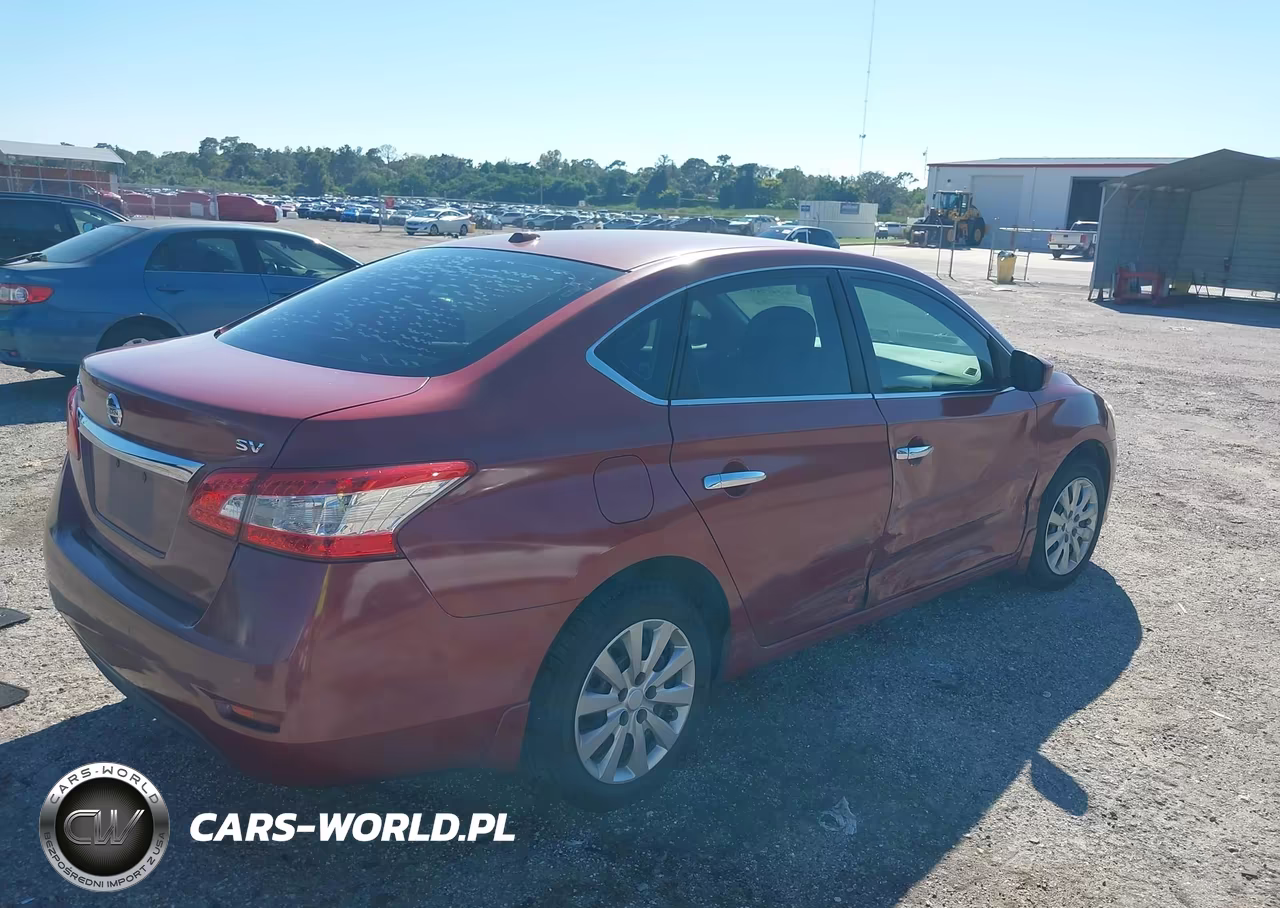 2015 Nissan Sentra Sv VIN:3N1AB7APXFY213364 - 4