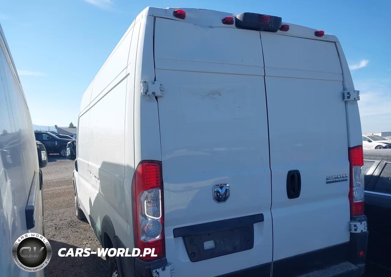 2025 Ram Promaster 2500 Tradesman High Roof 159 Wb W-Pass Seat VIN:3C6LRVDGXSE506511 - 3