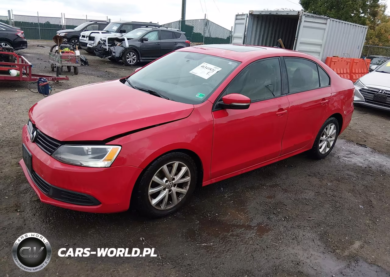 2012 Volkswagen Jetta 2.5L Se VIN:3VWDP7AJ7CM349779 - 2