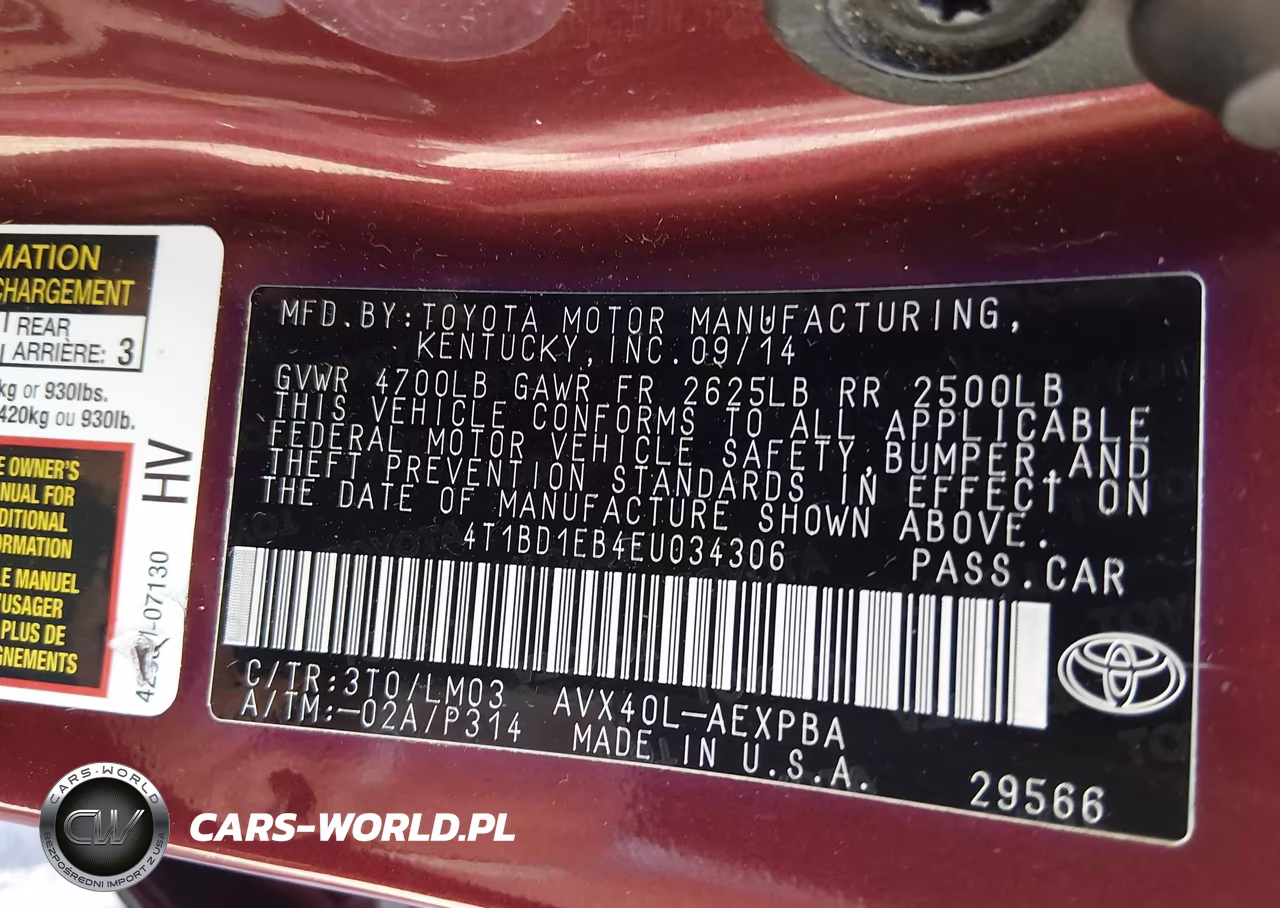 2014 Toyota Avalon Hybrid Limited VIN:4T1BD1EB4EU034306 - 9