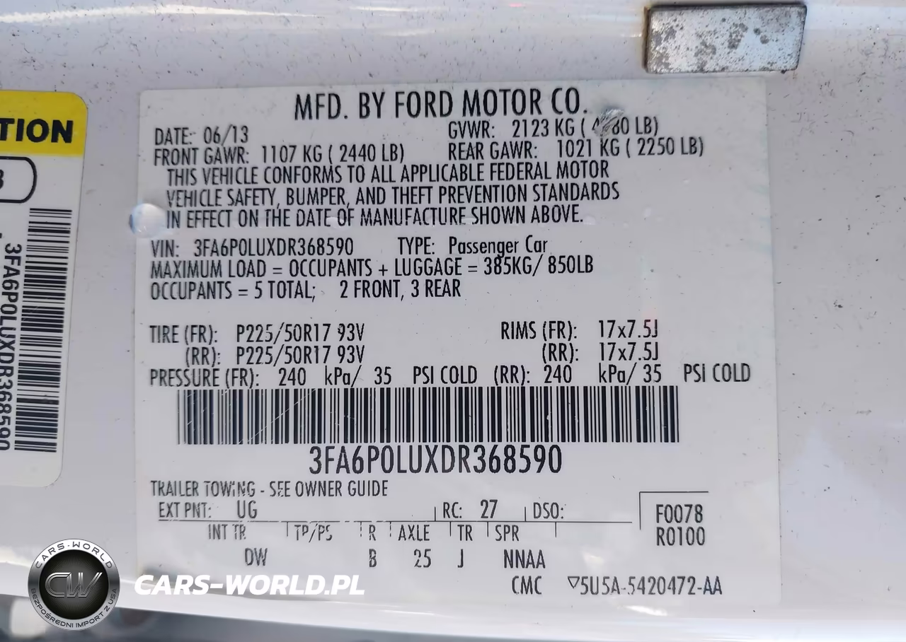 2013 Ford Fusion Hybrid Se VIN:3FA6P0LUXDR368590 - 9