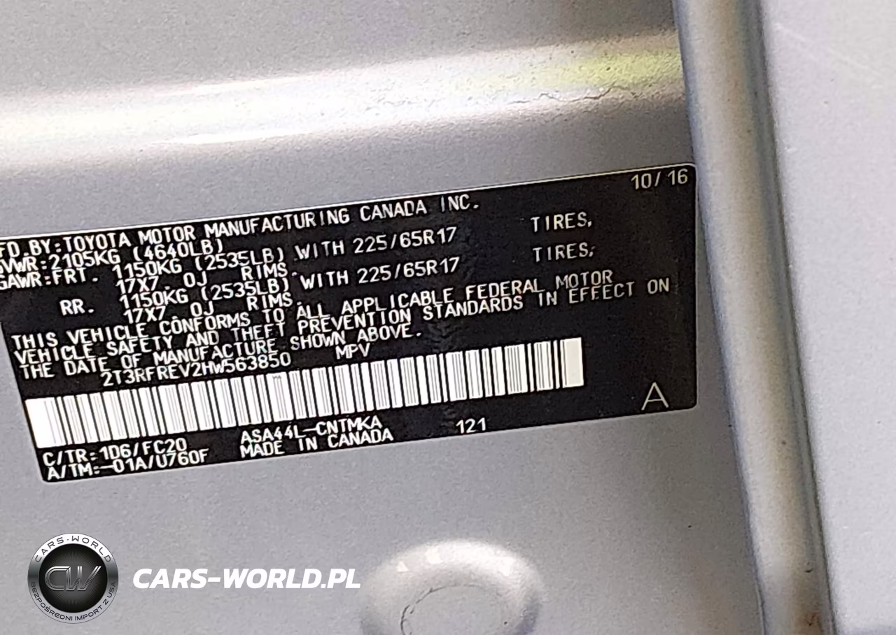 2017 Toyota Rav4 Xle VIN:2T3RFREV2HW563850 - 9