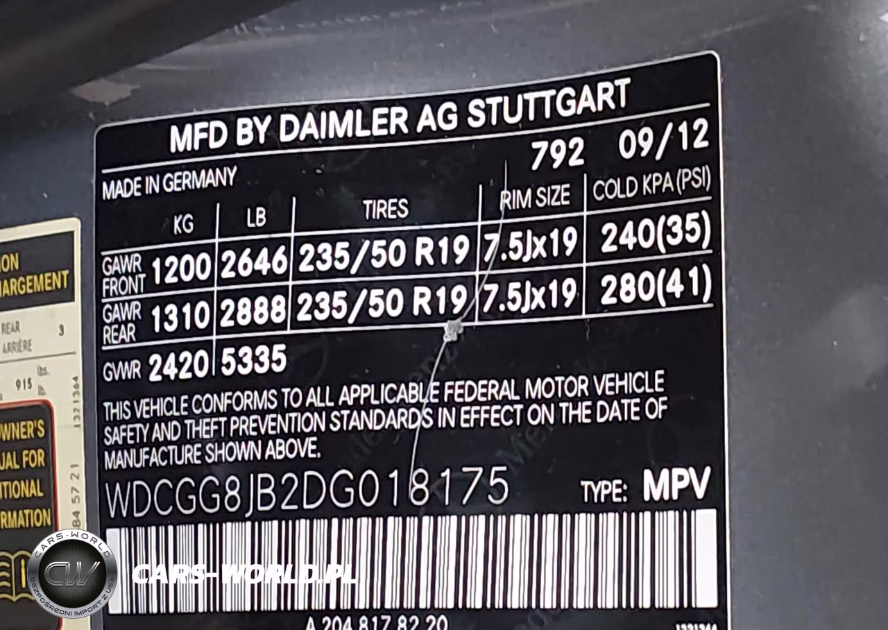 2013 Mercedes-Benz Glk 350 4Matic VIN:WDCGG8JB2DG018175 - 9