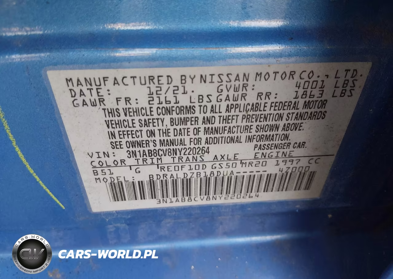 2022 Nissan Sentra Sv Xtronic Cvt VIN:3N1AB8CV8NY220264 - 9