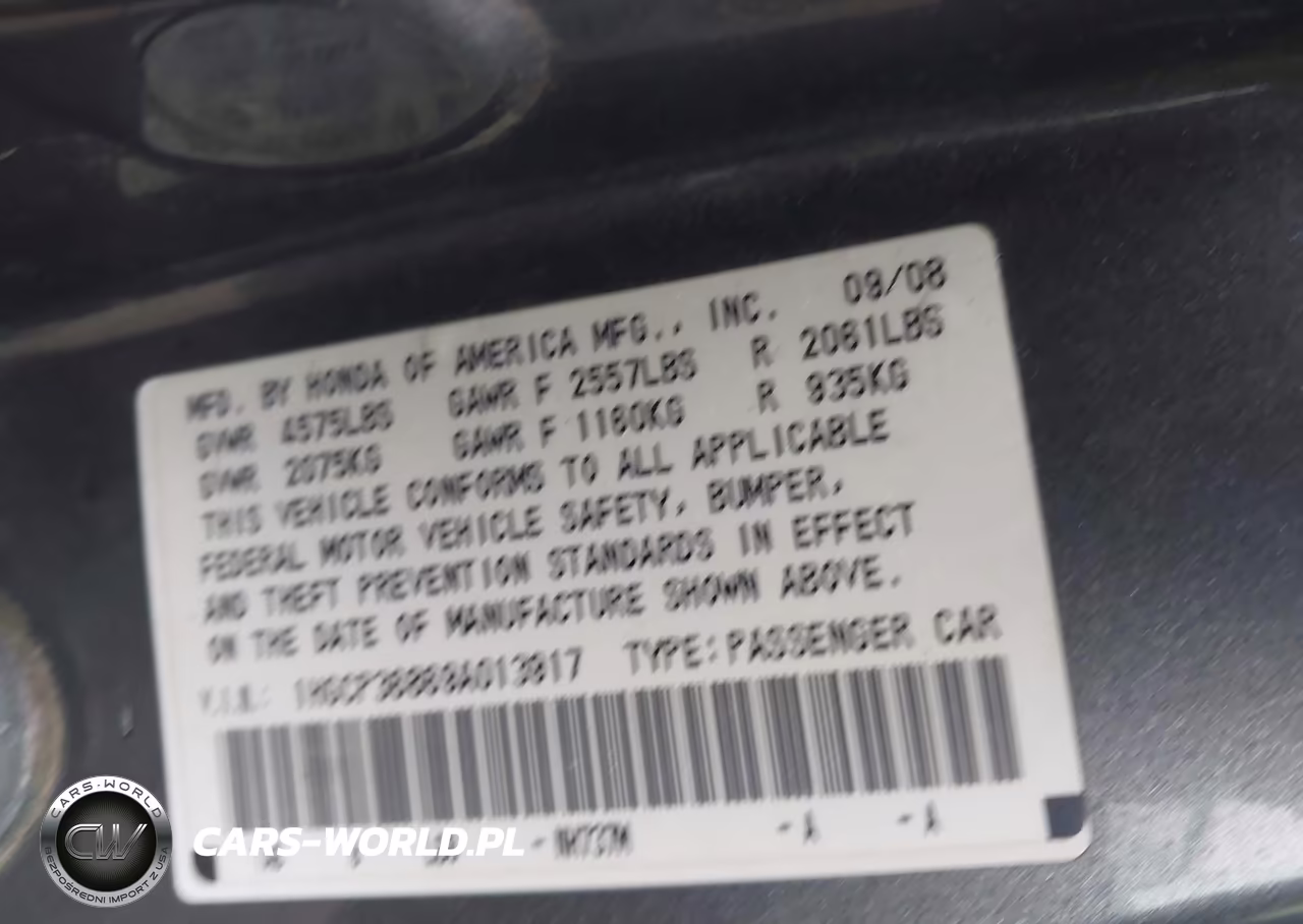 2009 Honda Accord 3.5 Ex-L VIN:1HGCP36869A013917 - 9