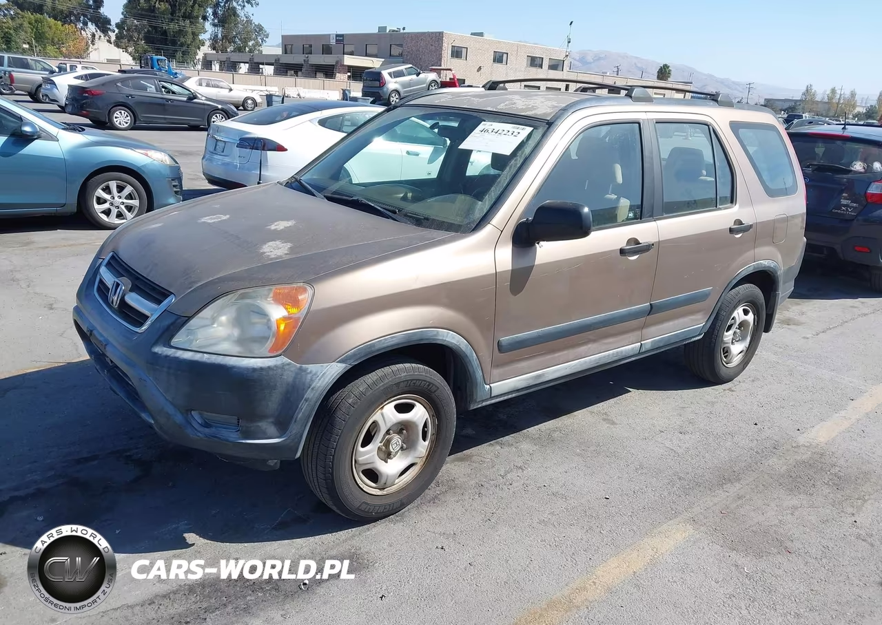 2002 Honda Cr-V Lx VIN:JHLRD68402C022445 - 2