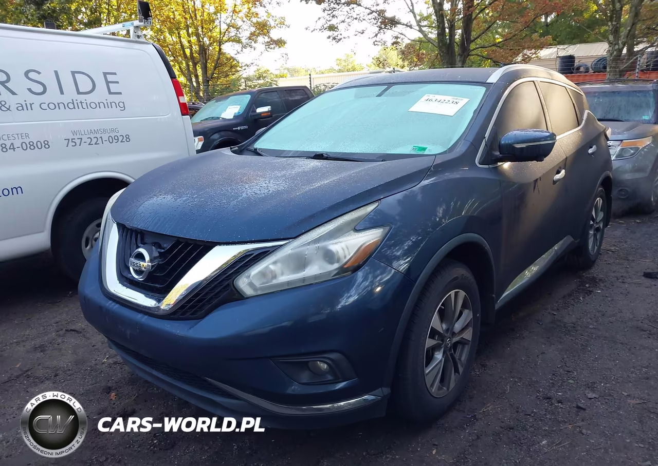 2015 Nissan Murano Sl VIN:5N1AZ2MG2FN282923 - 2