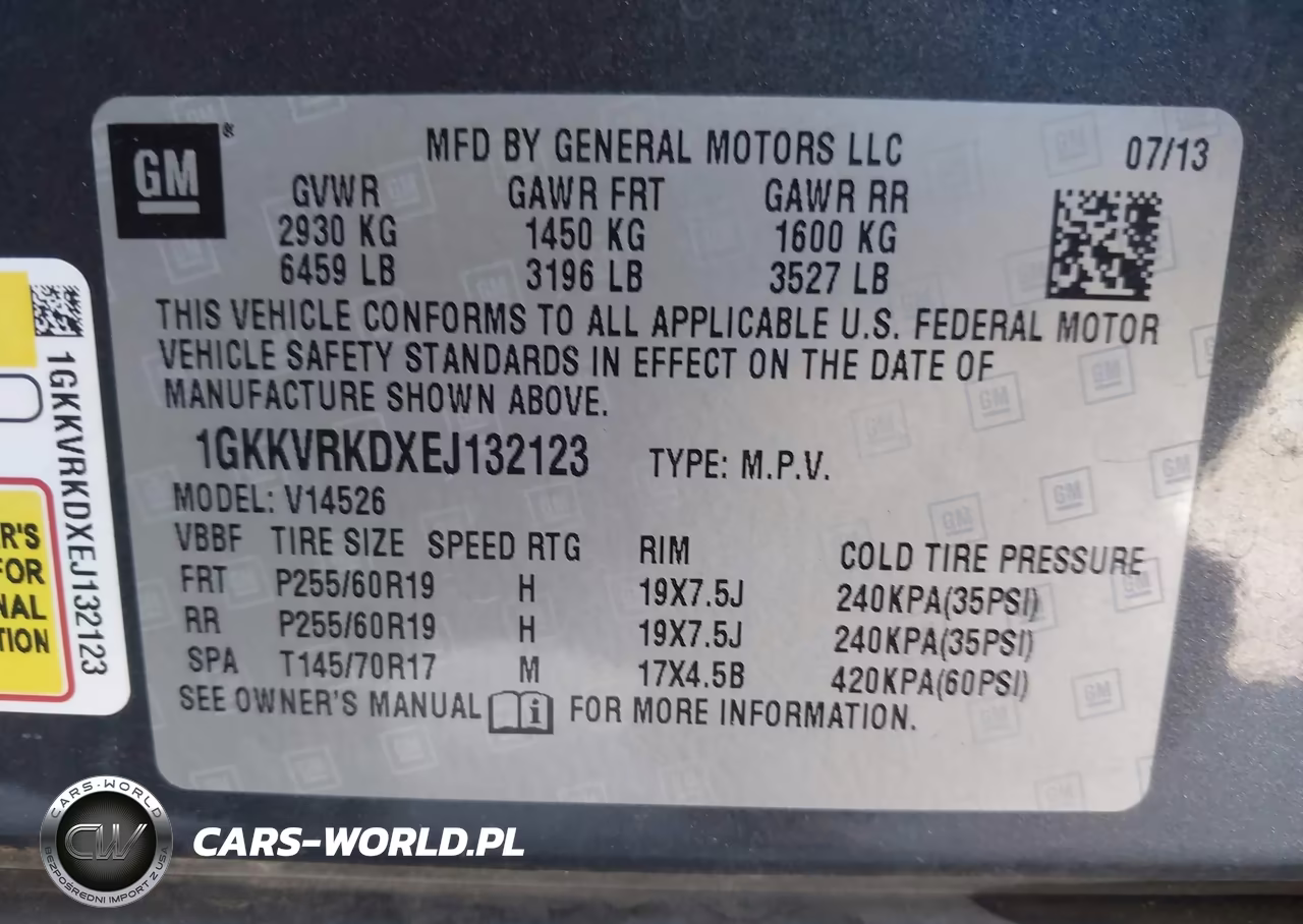 2014 GMC Acadia Slt-1 VIN:1GKKVRKDXEJ132123 - 9