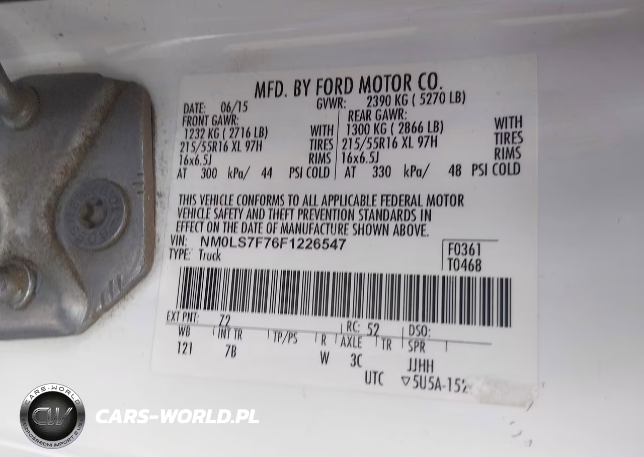 2015 Ford Transit Connect Xlt VIN:NM0LS7F76F1226547 - 9