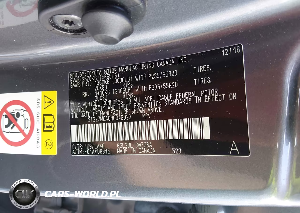 2017 Lexus Rx 350 VIN:2T2ZZMCA0HC048023 - 9