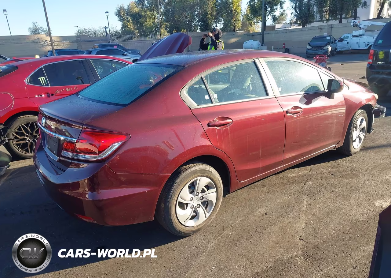 2015 Honda Civic Lx VIN:19XFB2F55FE250319 - 4