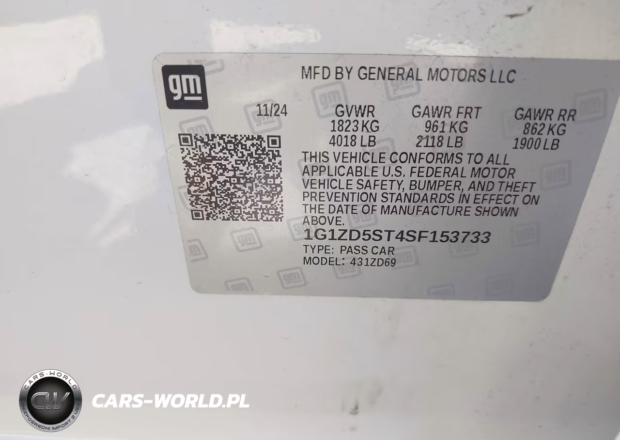 2025 Chevrolet Malibu Fwd 1Lt VIN:1G1ZD5ST4SF153733 - 9