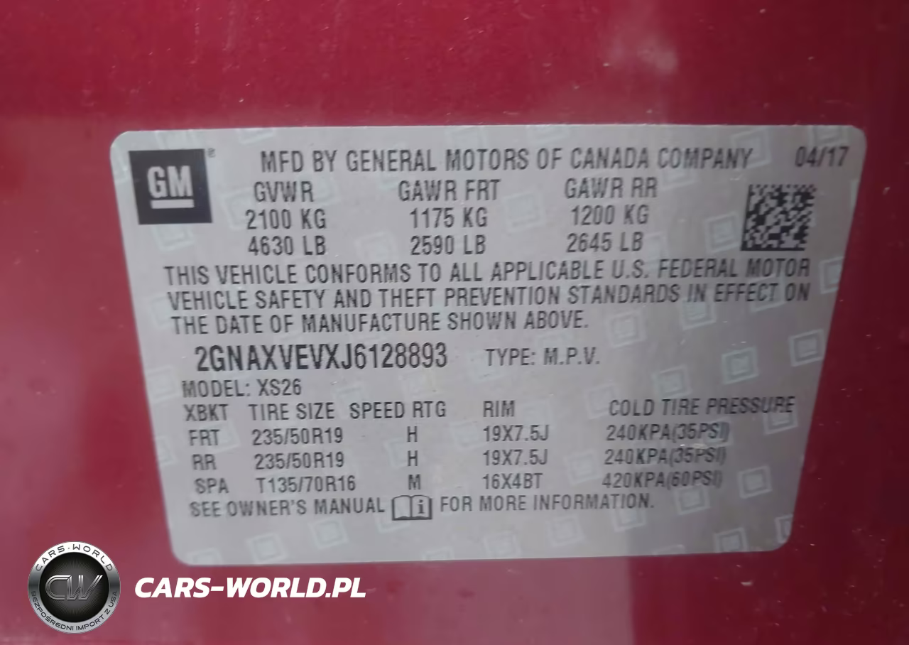 2018 Chevrolet Equinox Premier VIN:2GNAXVEVXJ6128893 - 9