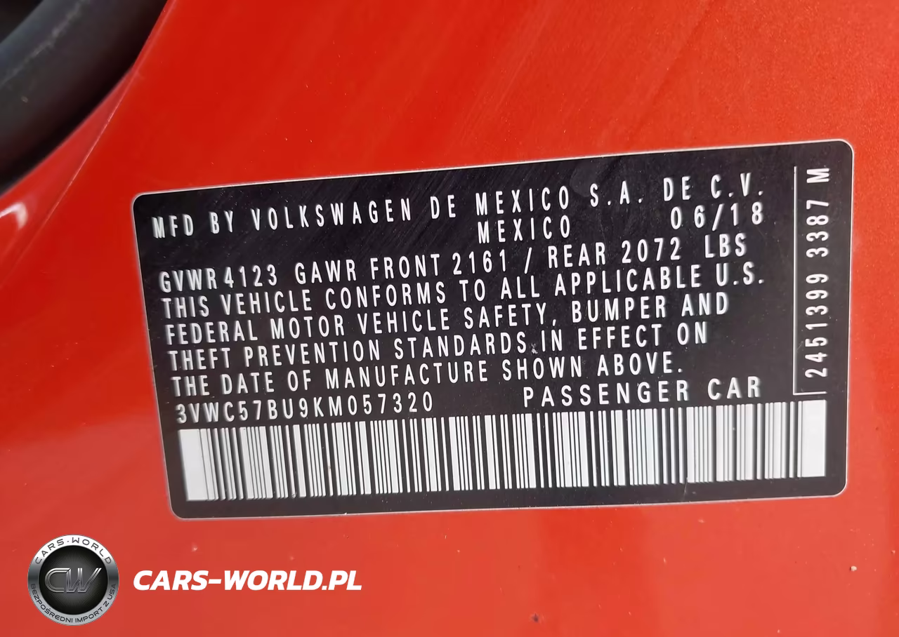 2019 Volkswagen Jetta 1.4T R-Line-1.4T S-1.4T Se VIN:3VWC57BU9KM057320 - 9