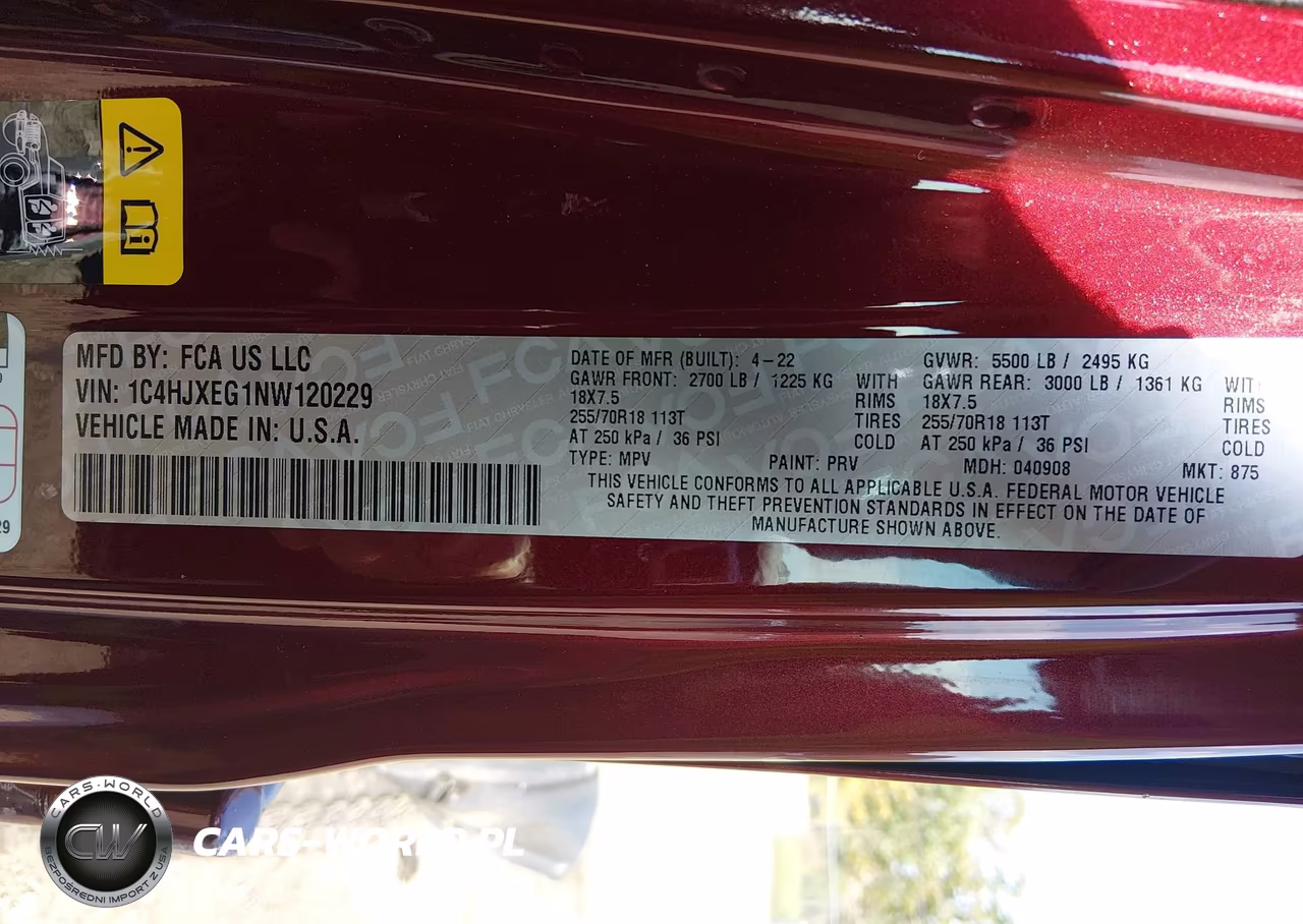 2022 Jeep Wrangler Unlimited Sahara 4X4 VIN:1C4HJXEG1NW120229 - 9