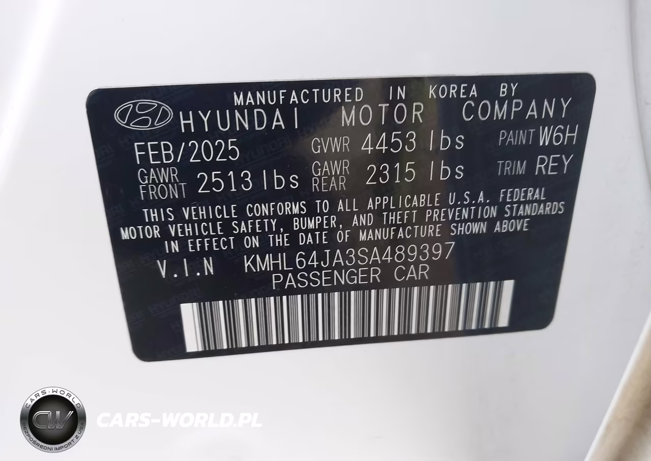 2025 Hyundai Sonata Sel VIN:KMHL64JA3SA489397 - 9