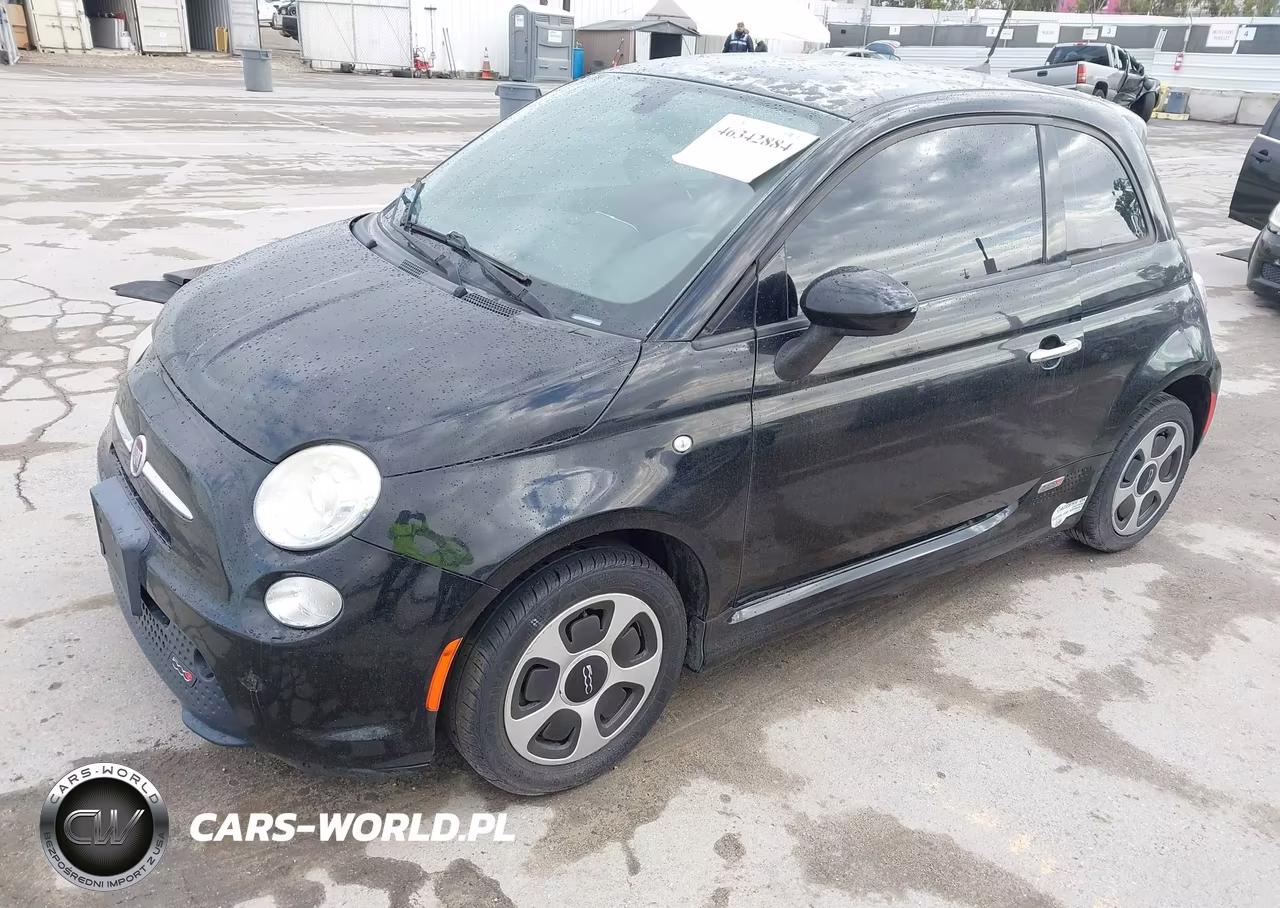 2016 Fiat 500E Battery Electric VIN:3C3CFFGE4GT161162 - 2