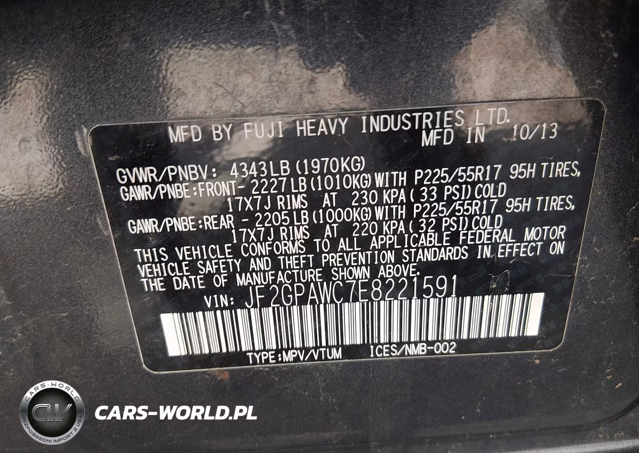 2014 Subaru Xv Crosstrek 2.0I Premium VIN:JF2GPAWC7E8221591 - 9