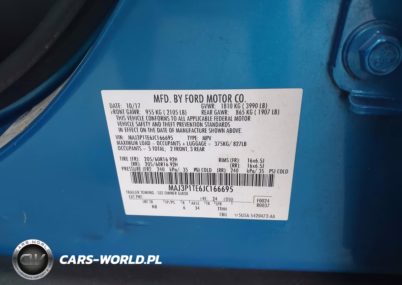 2018 Ford Ecosport Se VIN:MAJ3P1TE6JC166695 - 9