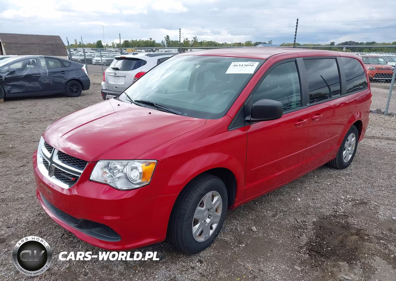 2012 Dodge Grand Caravan Se-Avp VIN:2C4RDGBG5CR336543 - 2