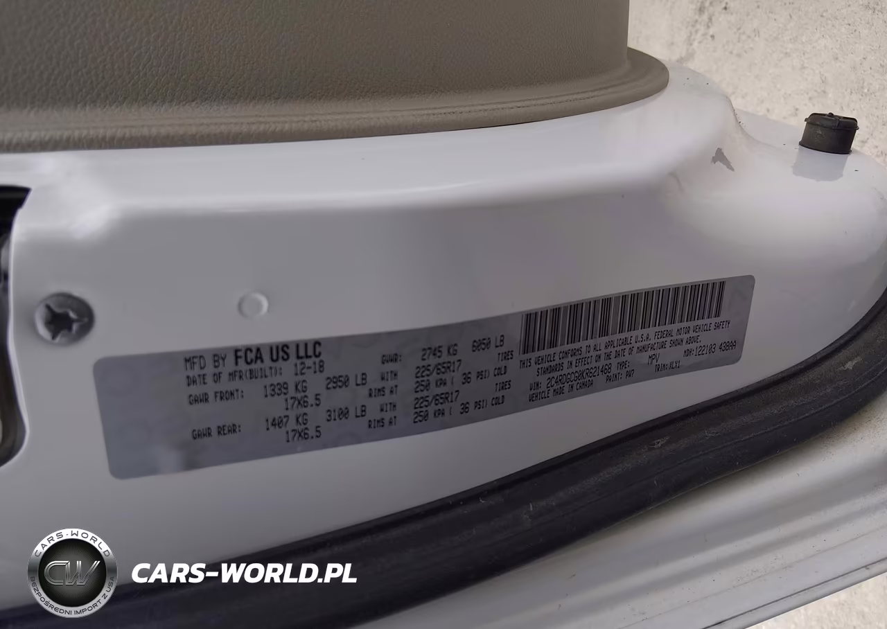 2019 Dodge Grand Caravan Sxt VIN:2C4RDGCG0KR621468 - 9