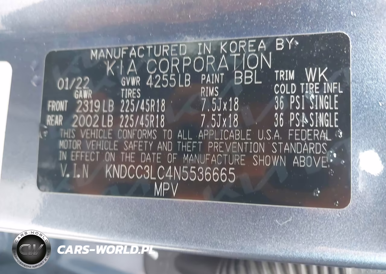 2022 Kia Niro Touring Se VIN:KNDCC3LC4N5536665 - 9