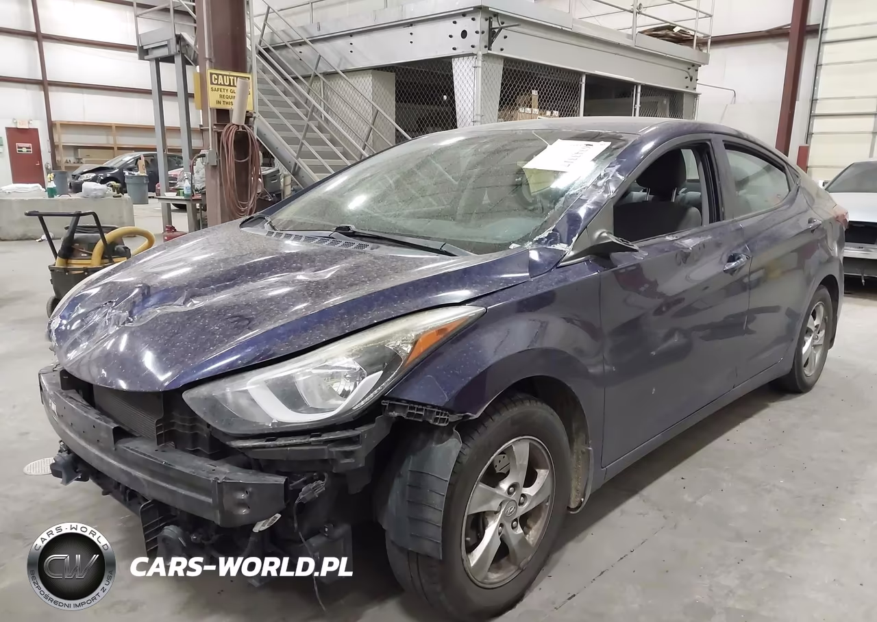 2014 Hyundai Elantra Se VIN:5NPDH4AE9EH535365 - 2