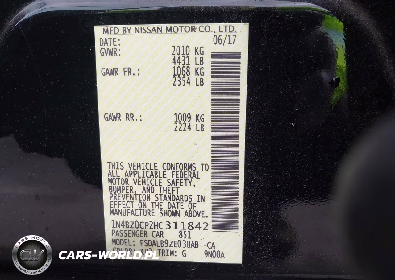 2017 Nissan Leaf S VIN:1N4BZ0CP2HC311842 - 9