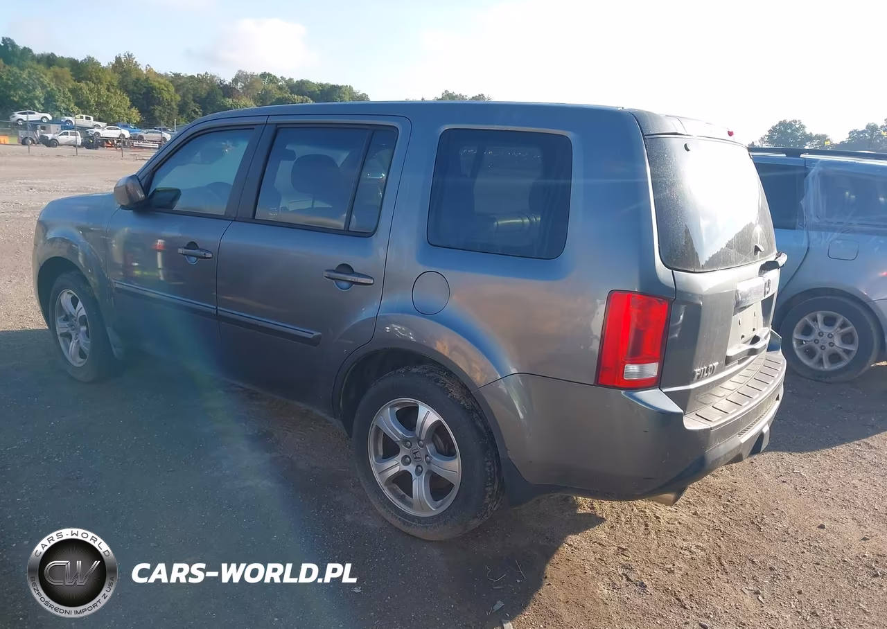 2012 Honda Pilot Ex-L VIN:5FNYF4H57CB031972 - 3